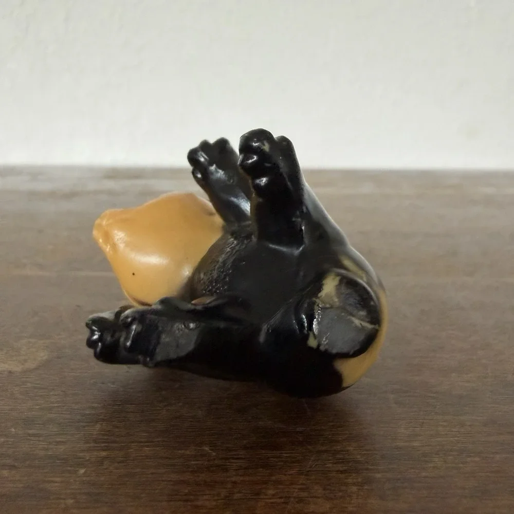 Vintage‎ WILTON Figure Cake Topper Hong Kong HARD PLASTIC Panda 1970s